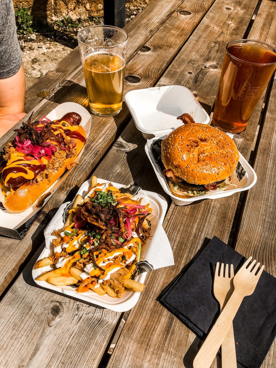 Outdoor street food in Northamptonshire